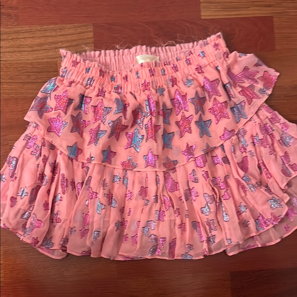 Pink Star Patterned Skirt